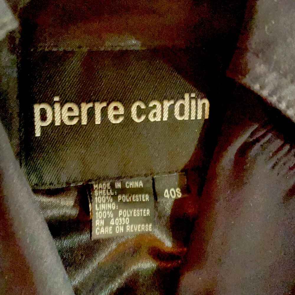Pierre Cardin trench coat black 40 S